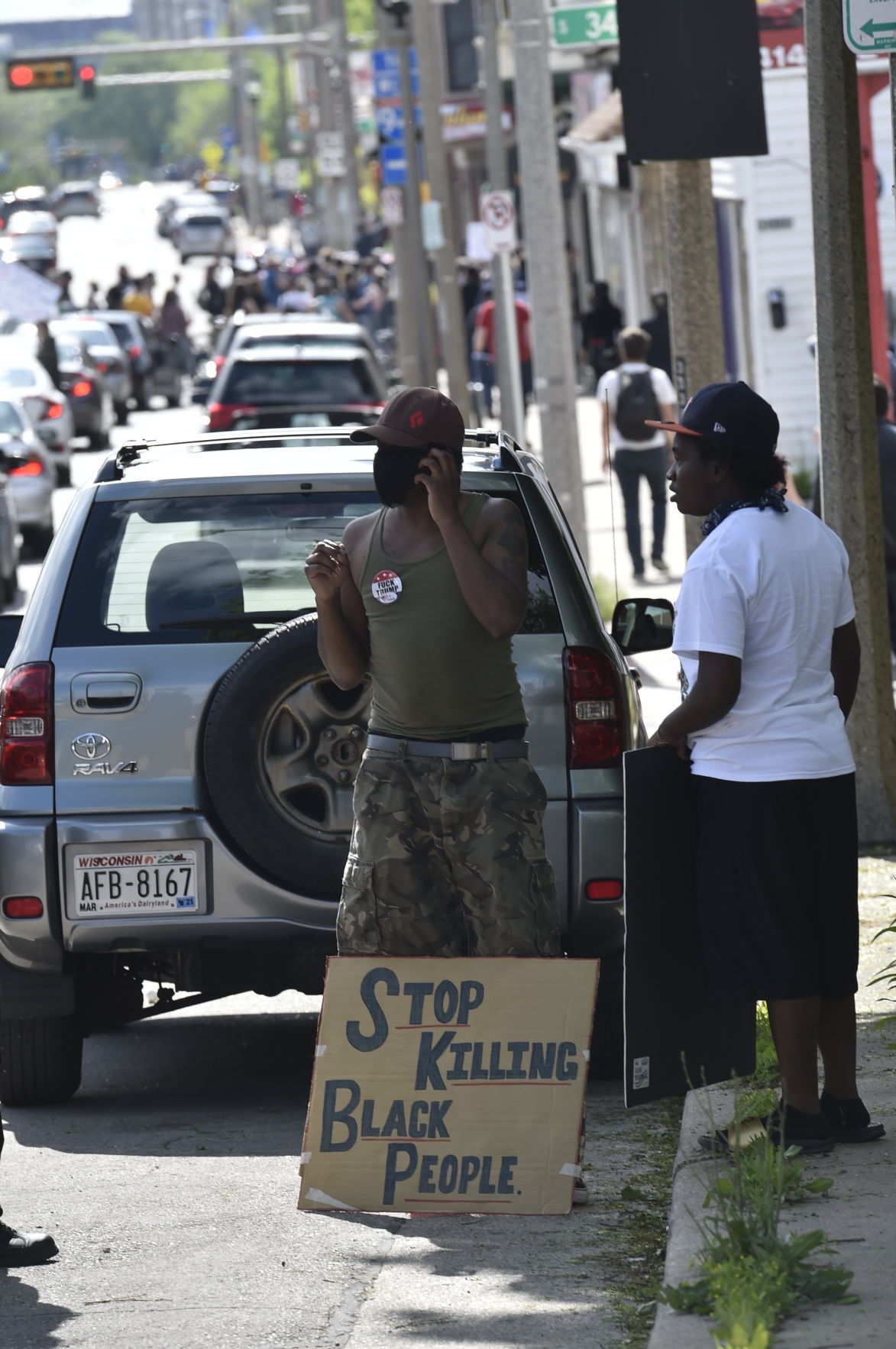 Stop Killing Black People sign on 27th Street
